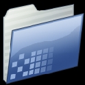 Folder Blue Open